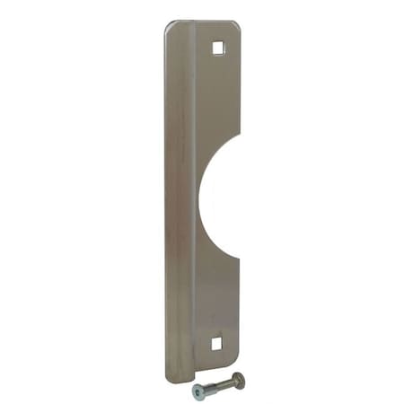 Don-Jo 2-5/8" x 10" Short Latch Protector for Outswing Doors with EBF Fasteners OSLP110EBF630